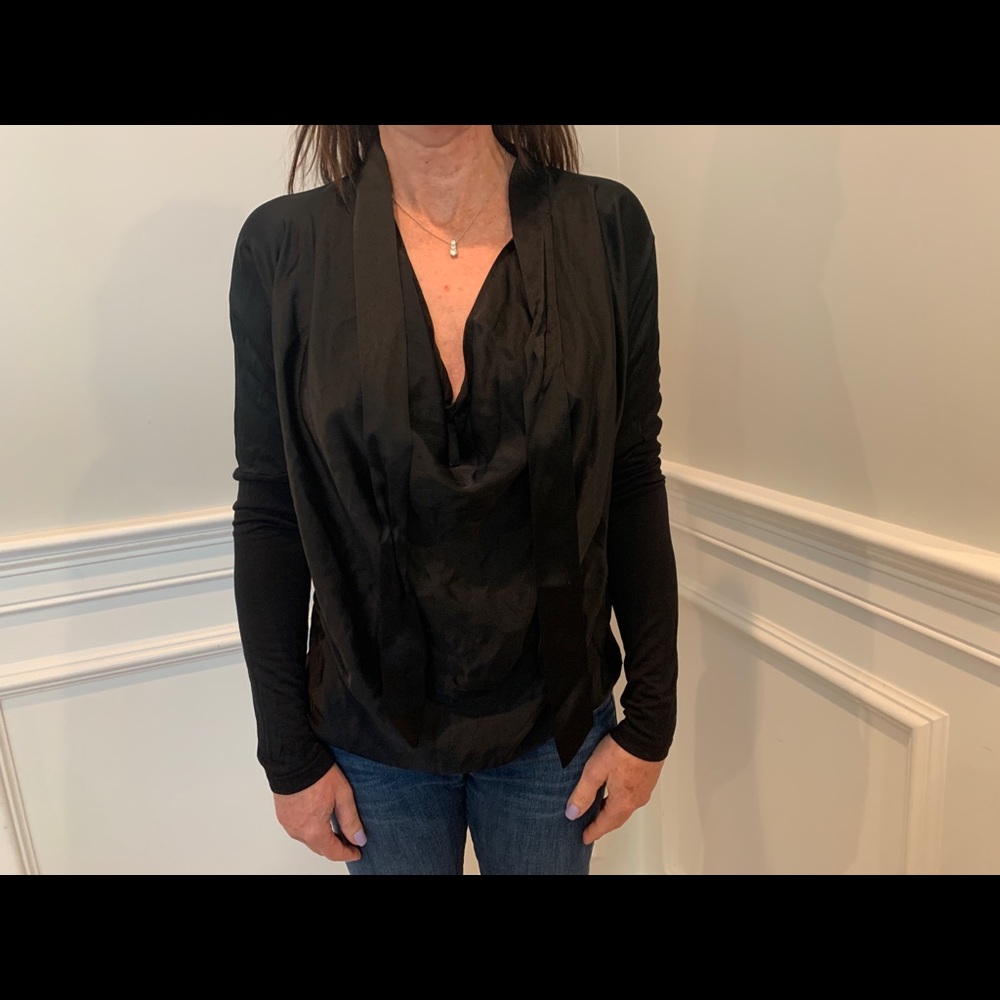 Gold Hawk Black Long Sleeve XS